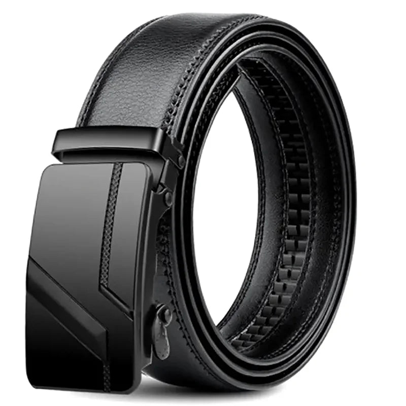 Men's Black Ratchet Belt