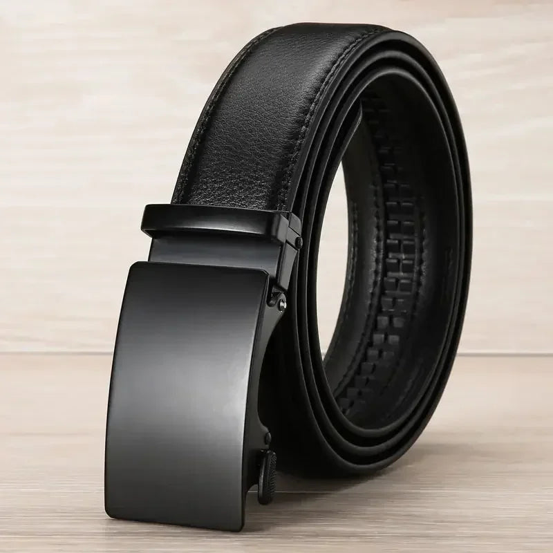 Men's Black Ratchet Belt