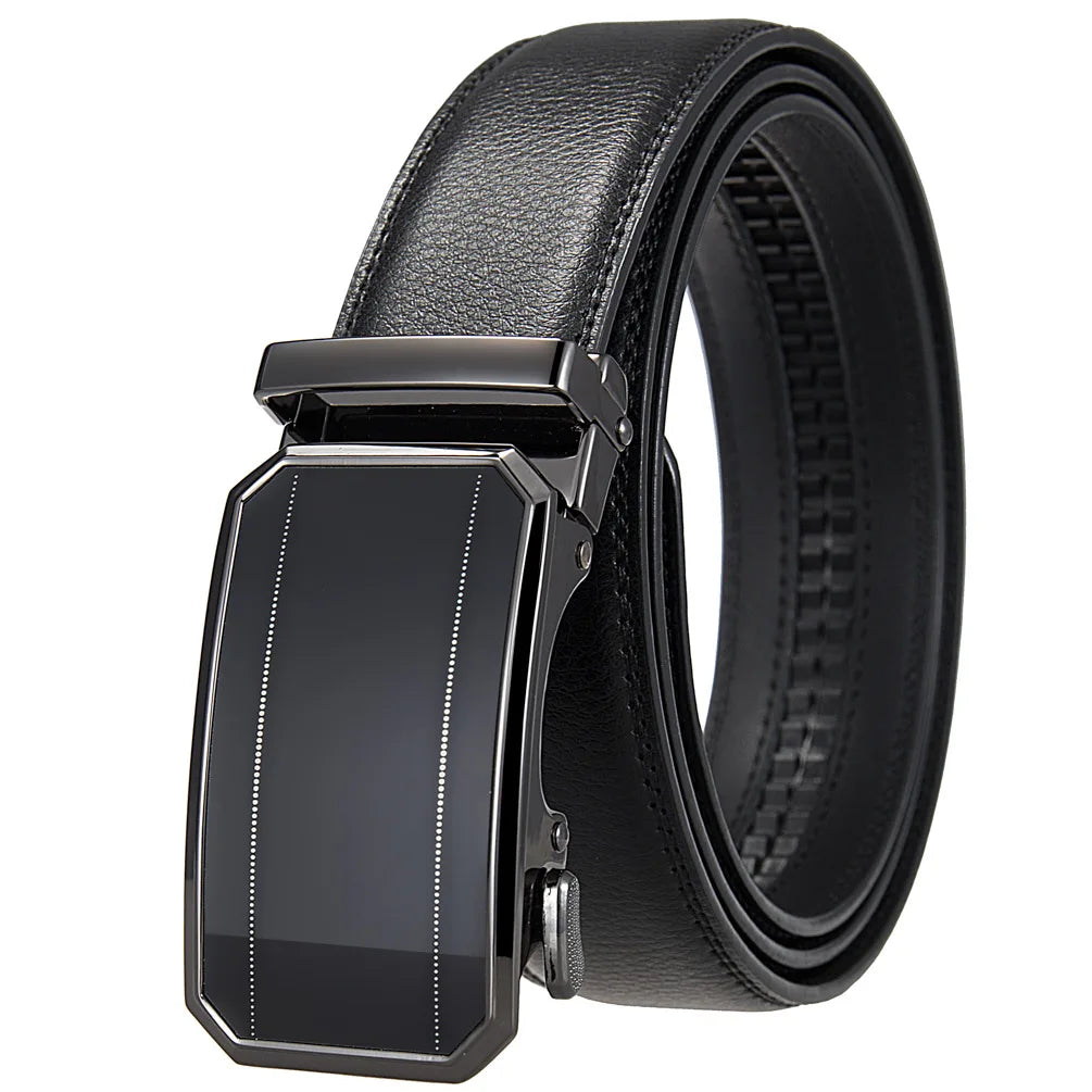 Men's Black Ratchet Belt