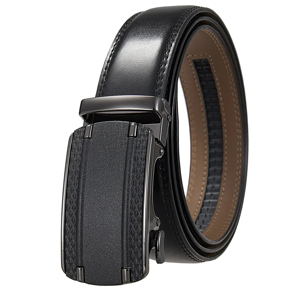 Men's Black Ratchet Belt