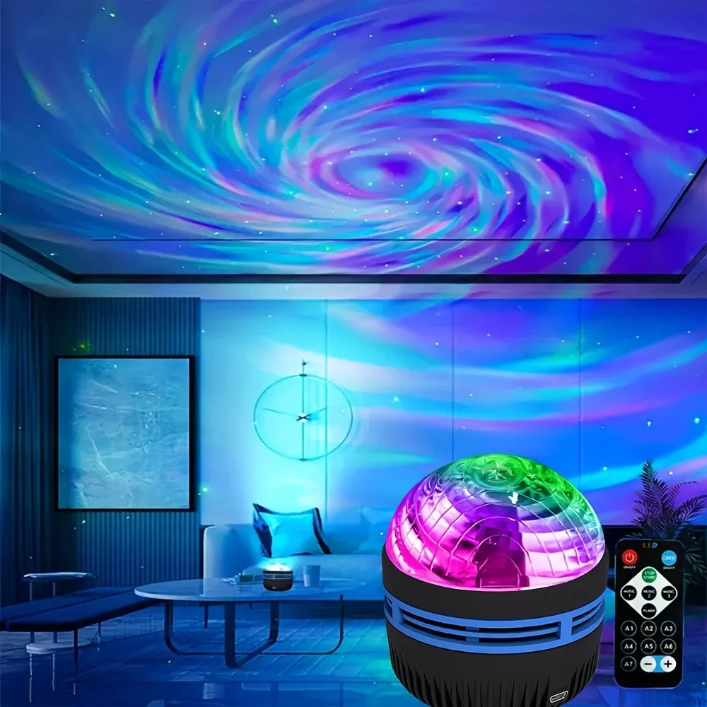 LED Galaxy Projector Light, USB Ambient Lamp