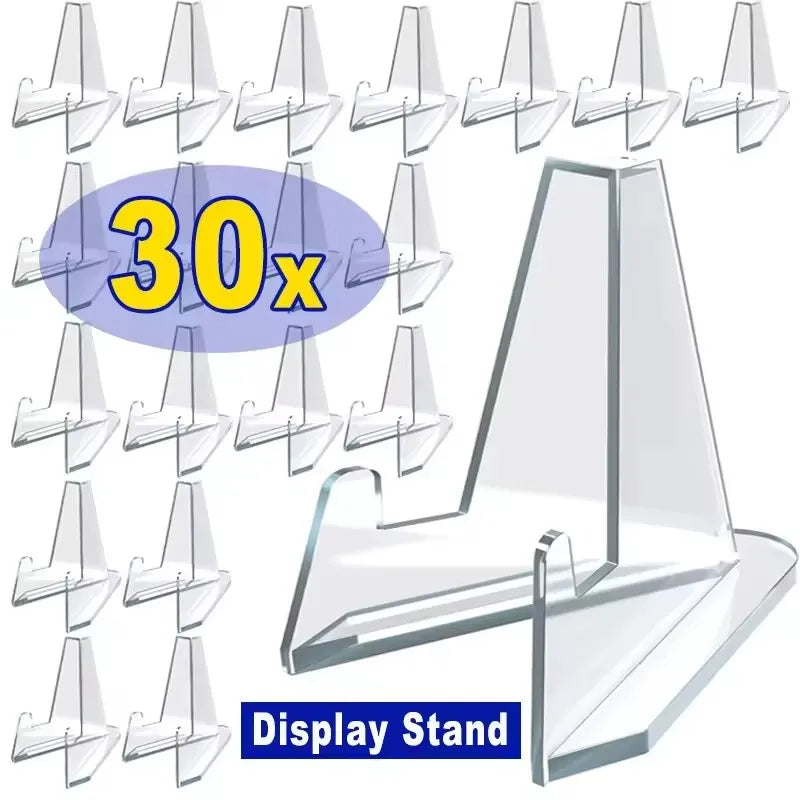 Clear Mini Display Easel Stand (Single or Multi-Pack)