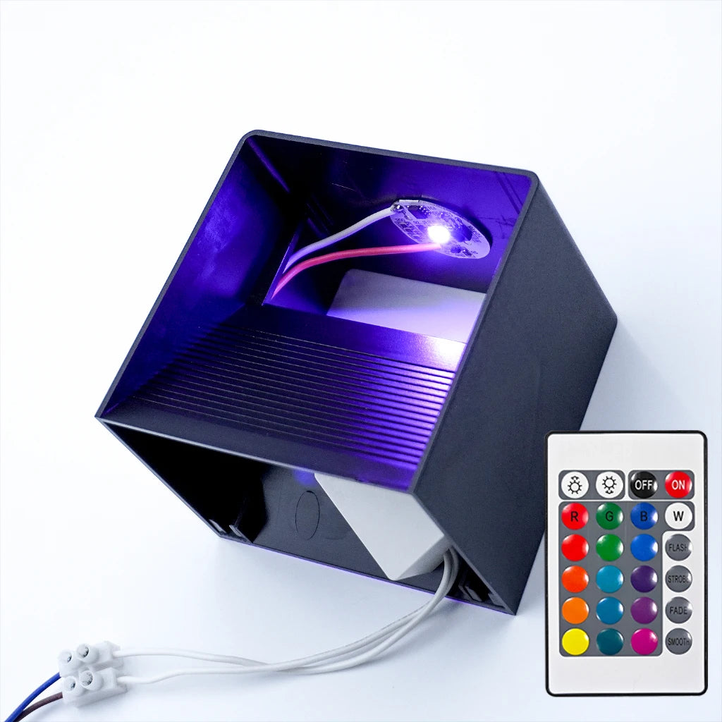 RGB Remote Control LED Wall Light