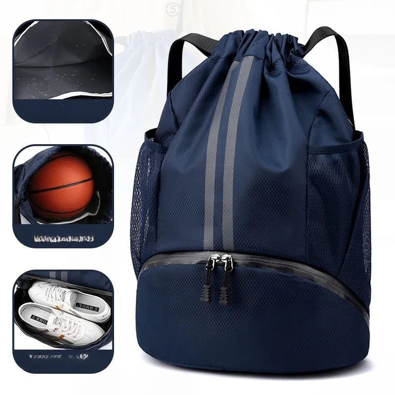 Drawstring Sports Bag- Wet/Dry Storage
