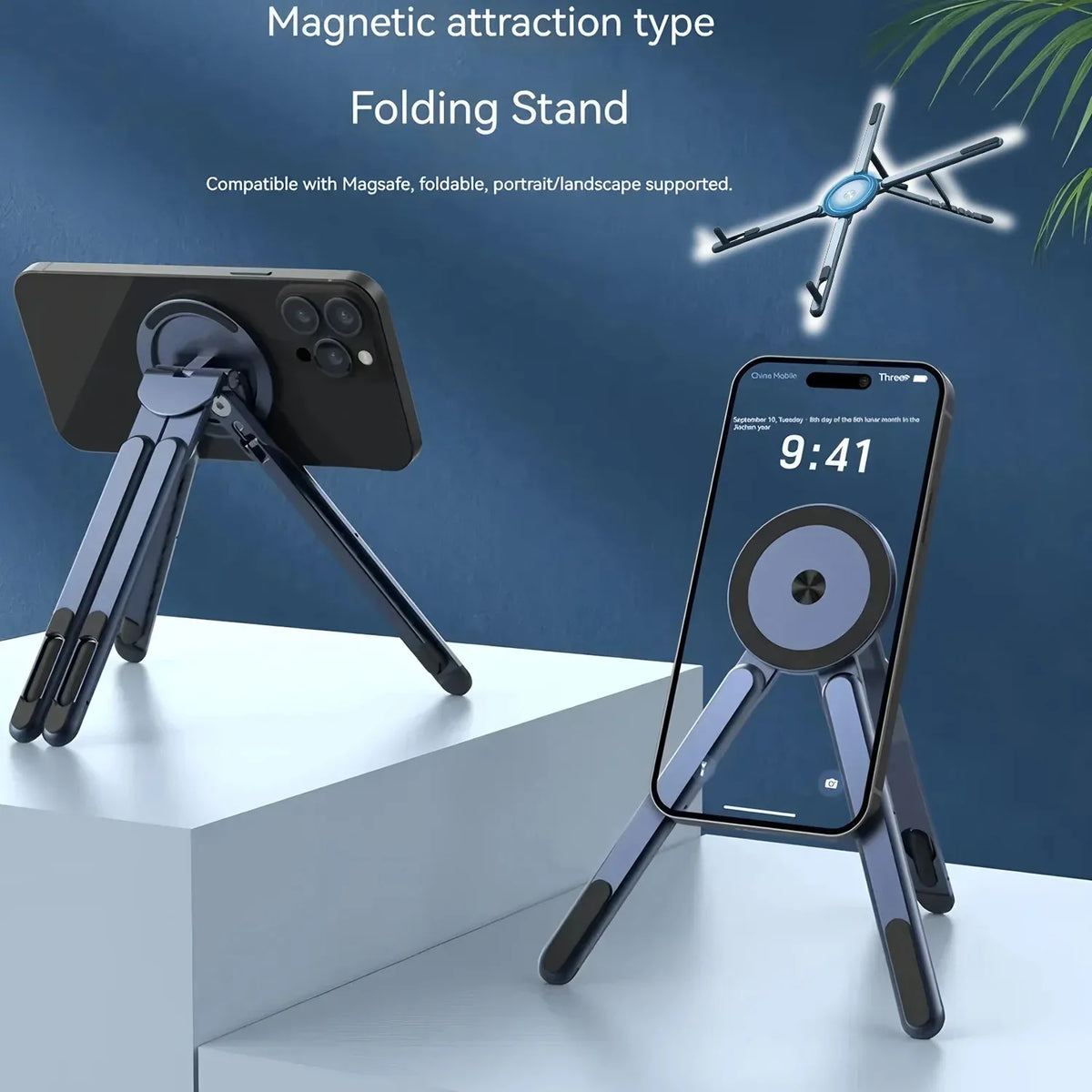 Foldable Magnetic Phone Stand