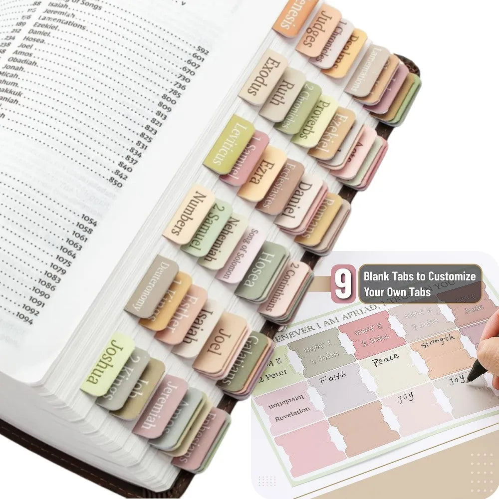 Bible Tabs-75 piece Self Adhesive Index Set